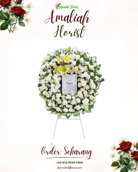 Krans Bunga Duka Way Kenanga